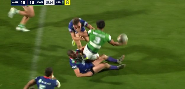 Great offload, great scrambling defence