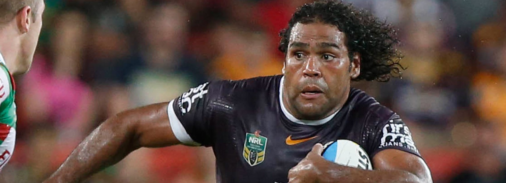 Sam Thaiday in action against South Sydney in Round 1.