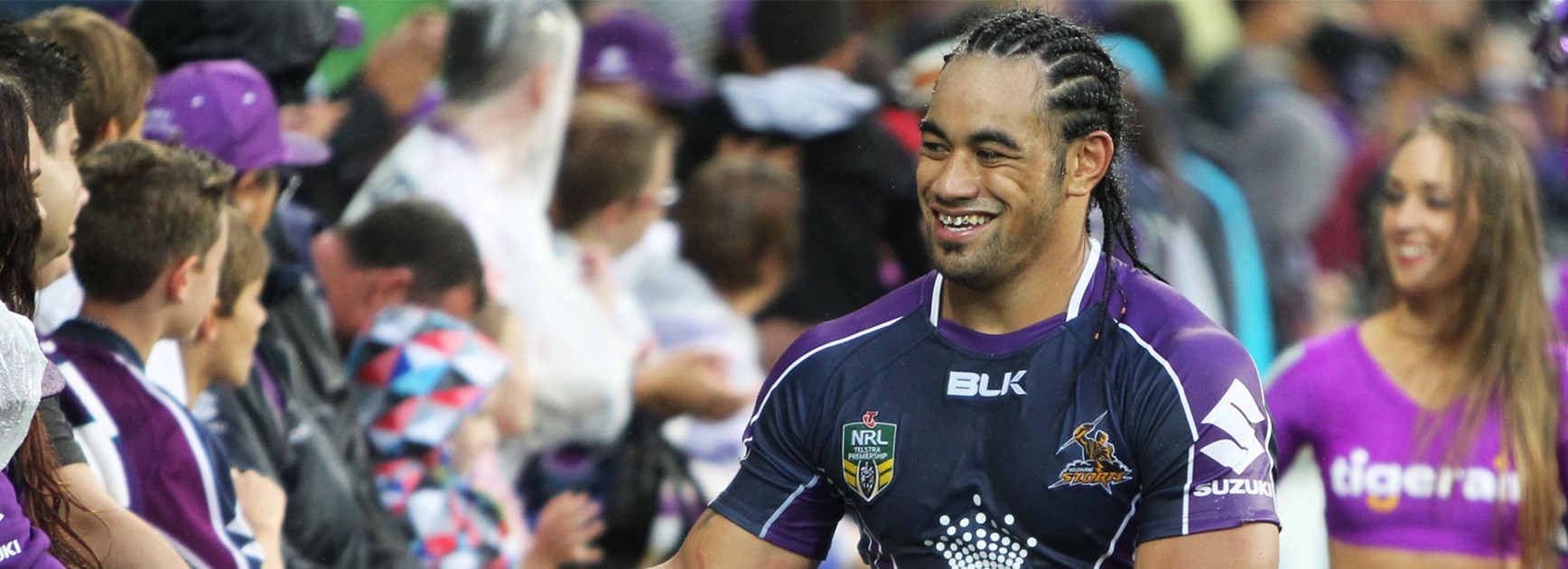 Mahe Fonua became the first Victorian to play for the Melbourne Storm in 2012.