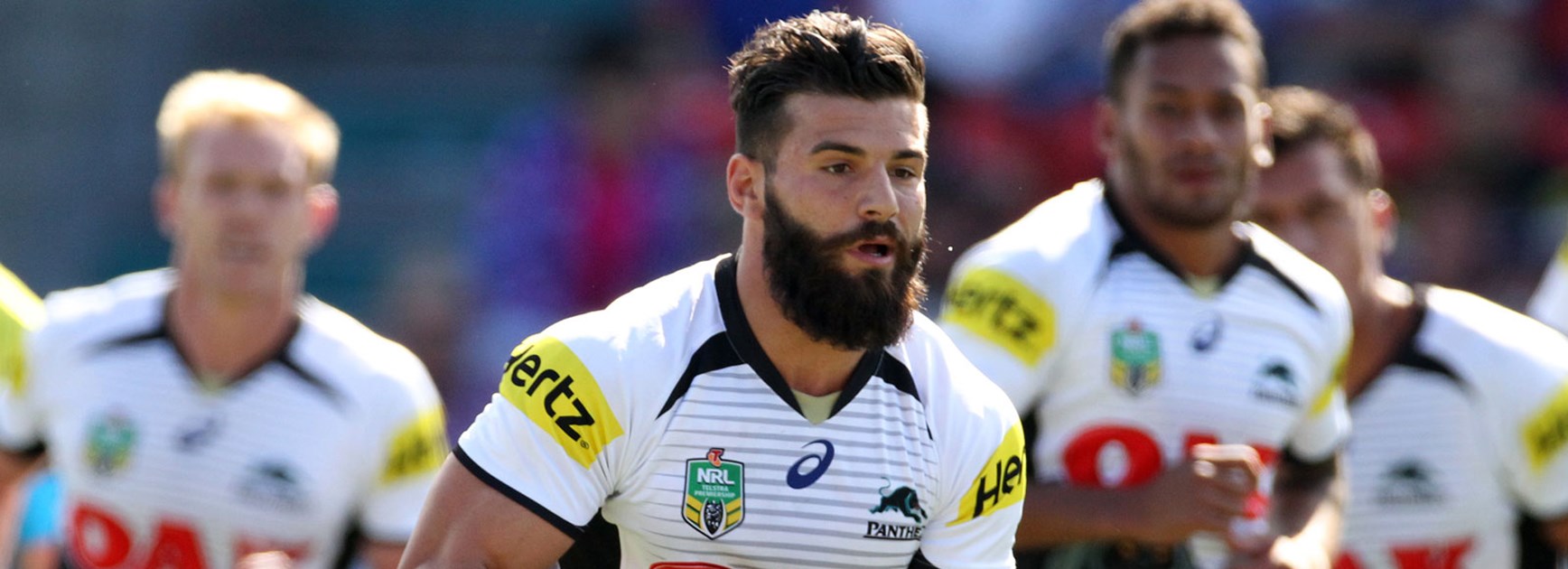 Josh Mansour during the Panthers' Round 4 meeting with the Knights.