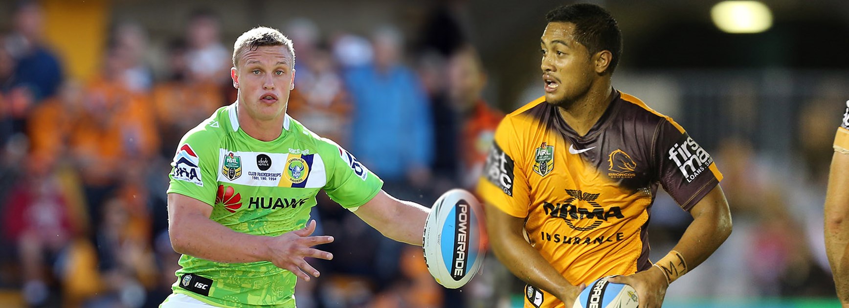 Exciting youngsters Jack Wighton and former Raider Anthony Milford are set to put on a show on Saturday night.
