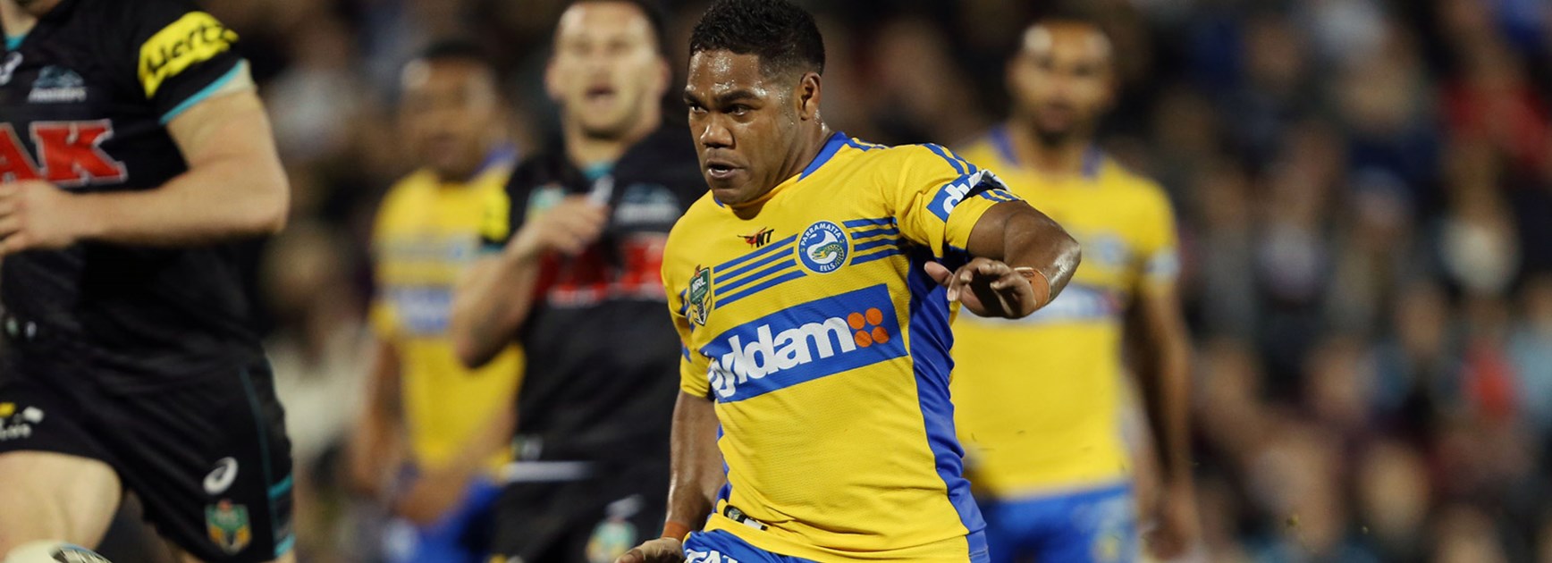 Eels halfback Chris Sandow kicked five from five conversion attempts against the Panthers in Round 12.