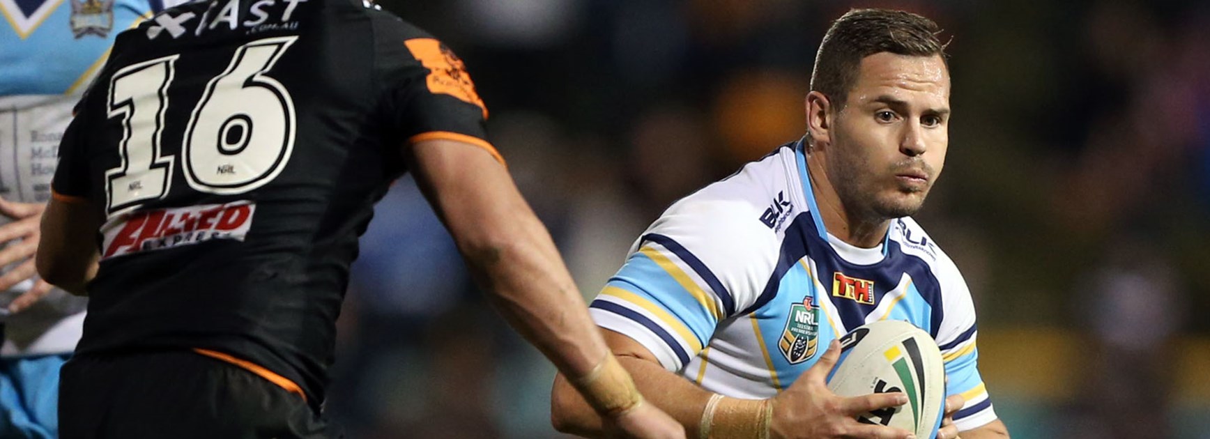 Titans playamker Aidan Sezer was at his best against the Tigers in Round 13.