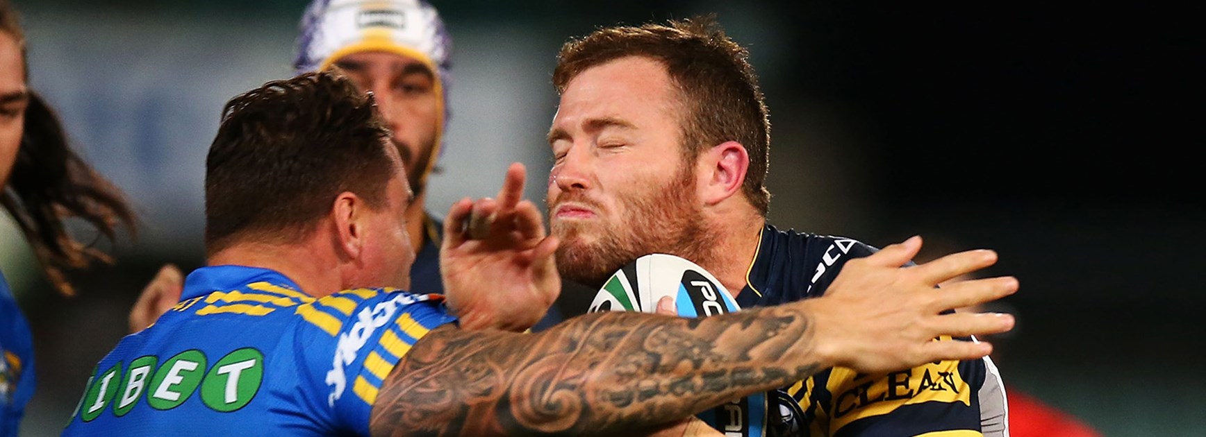 Cowboys second-row forward Gavin Cooper scored a hat-trick of tries against the Eels in Round 13.