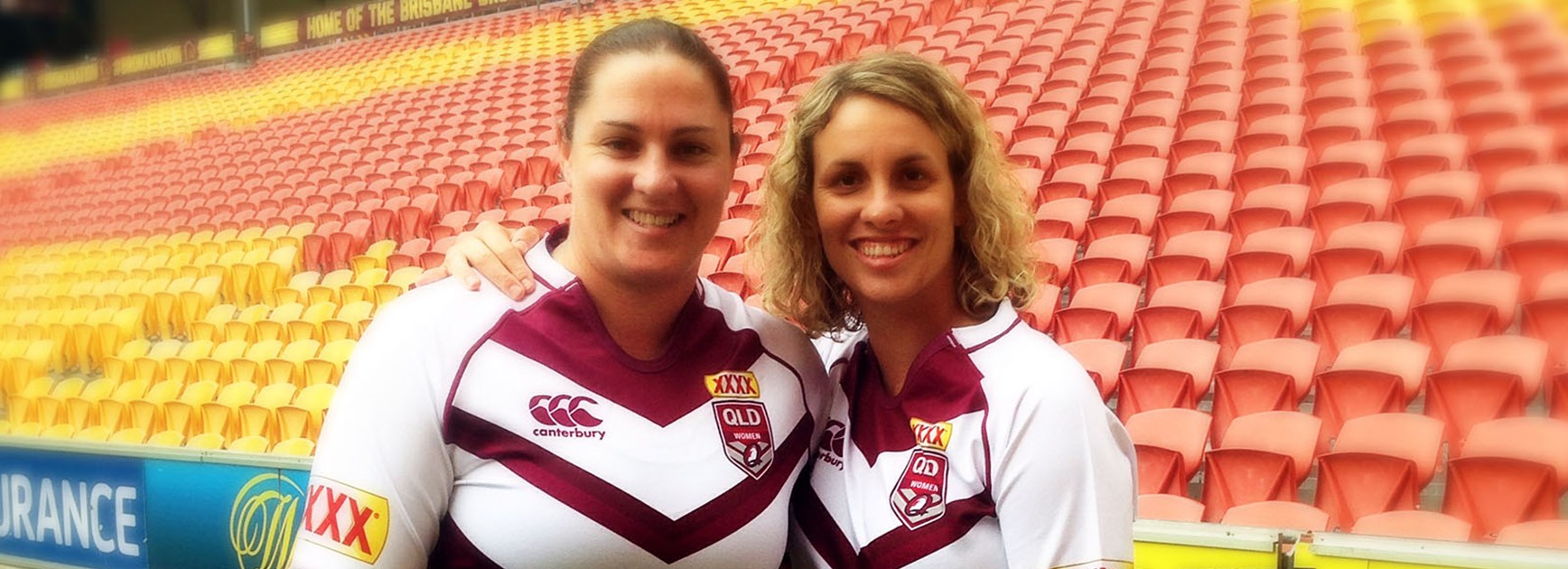 Queensland captain Steph Hancock and stalwart Tarah Westera love playing in the Maroons jersey.
