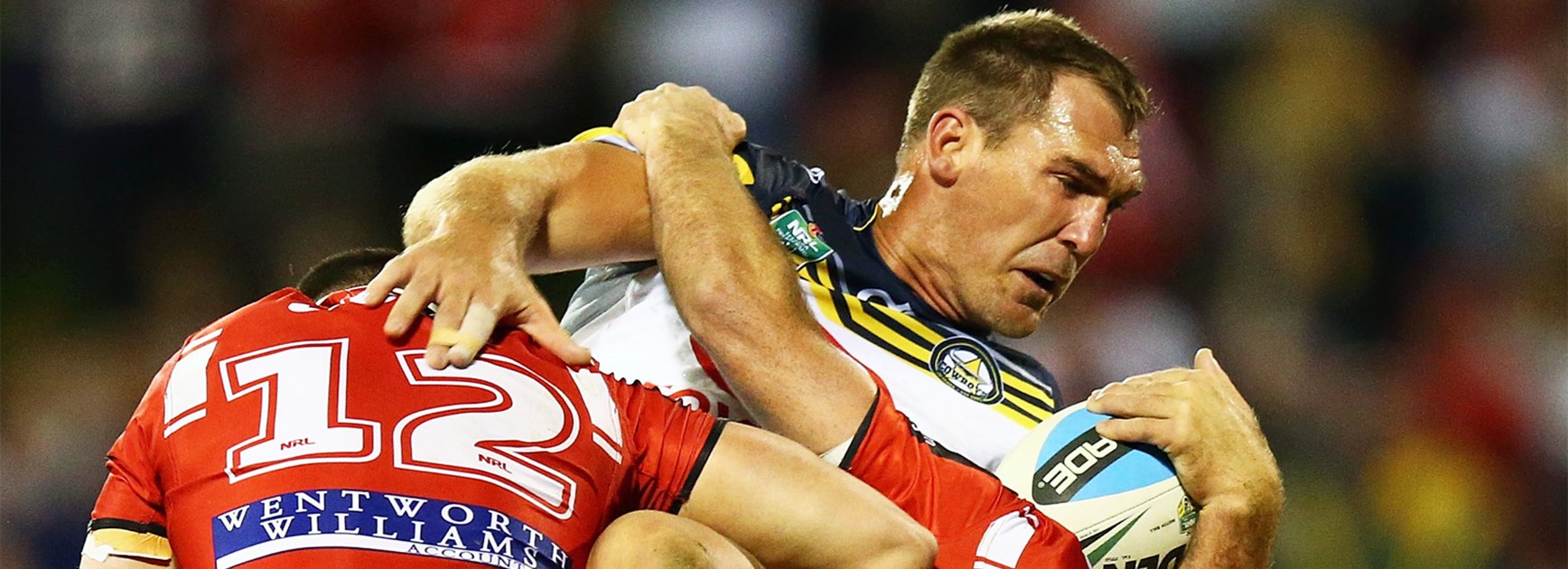 North Queensland's Scott Bolton returned from a fishing injury against the Dragons in Round 17.