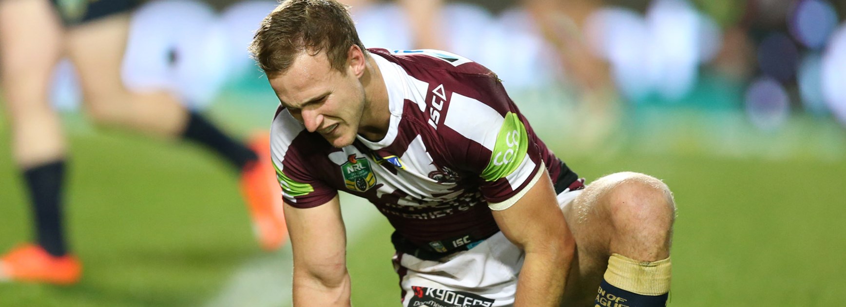 Sea Eagles halfback Daly Cherry-Evans was injured in his side's Round 19 clash with the Cowboys.