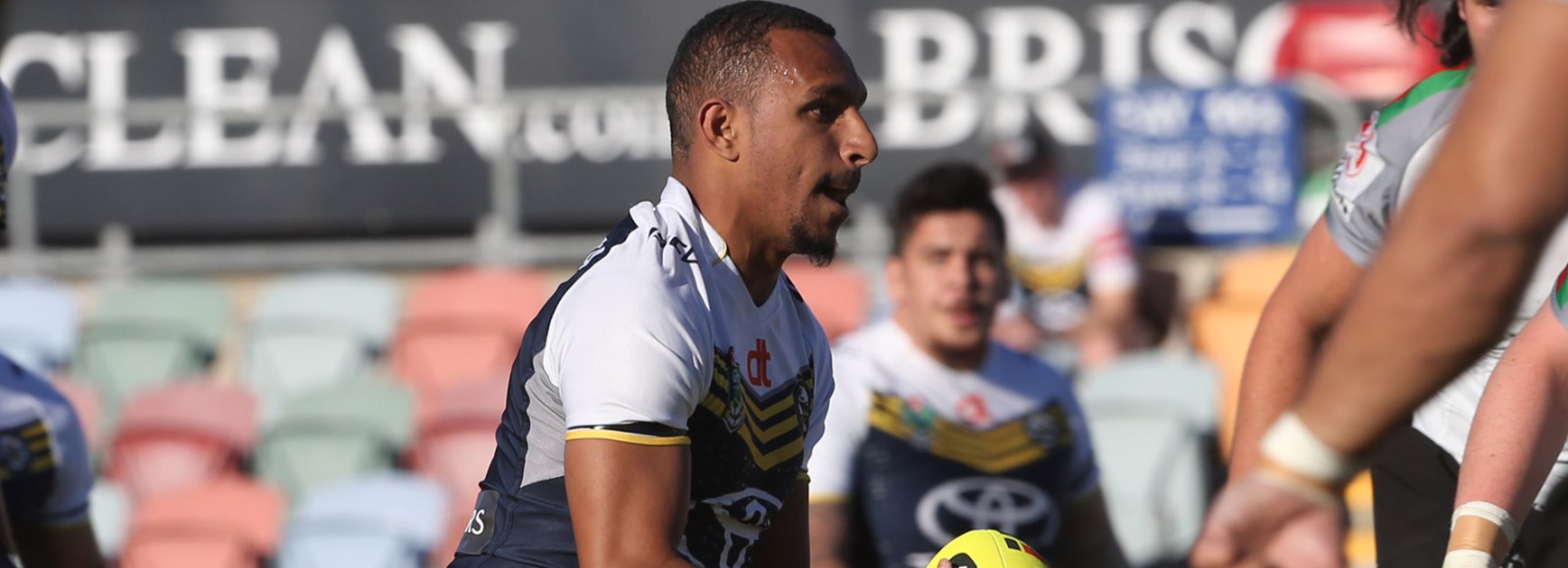 Cowboys NYC star Gideon Mosby has extended his stay at North Queensland through to the end of the 2017 season.
