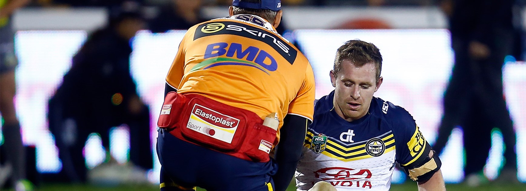 Michael Morgan suffered a high ankle sprain against the Warriors in Round 24.