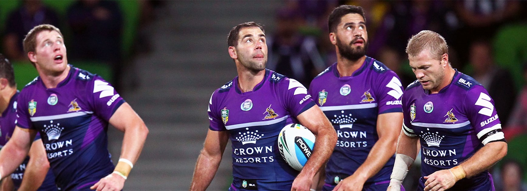 Things are looking up: Cameron Smith and the Melbourne Storm.