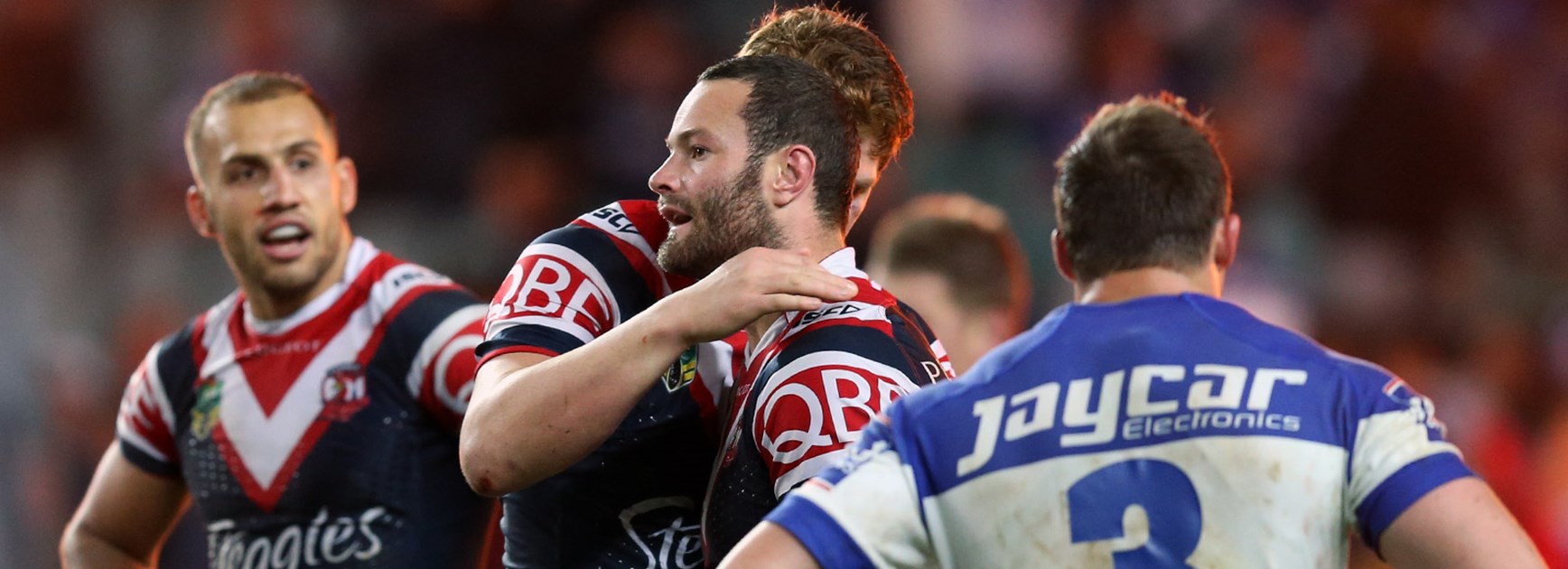 Boyd Cordner scored a try in the Roosters' semi-final win over the Bulldogs.