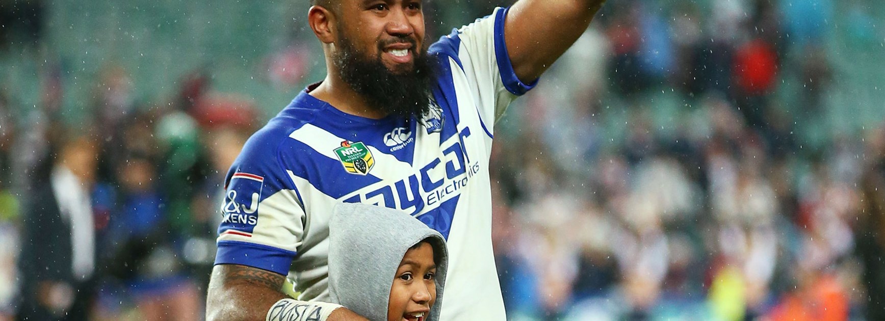 Frank Pritchard's Canterbury career came to an end as the Dogs lost the Roosters.