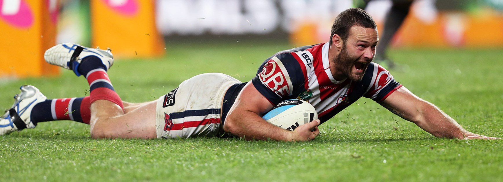 Boyd Cordner crossed for a try against the Bulldogs in their semi-final clash.