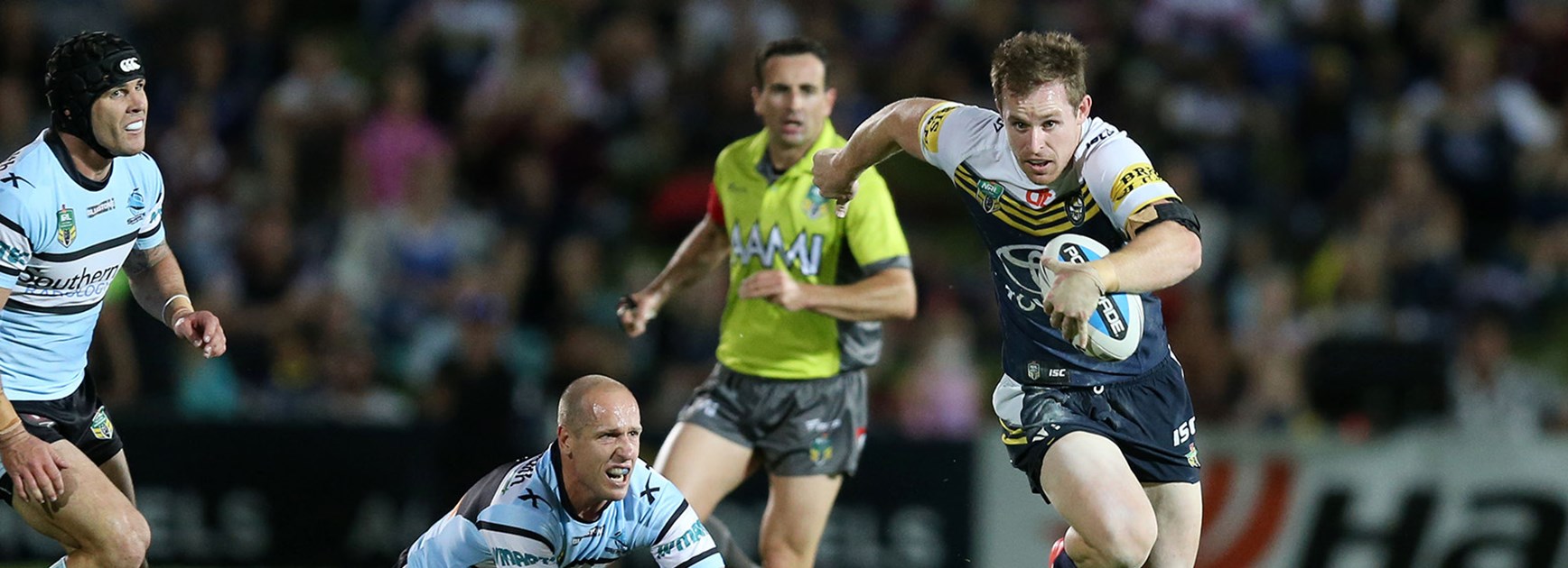Cowboys five-eighth Michael Morgan played a starring role in his side's semi-final win over the Sharks.