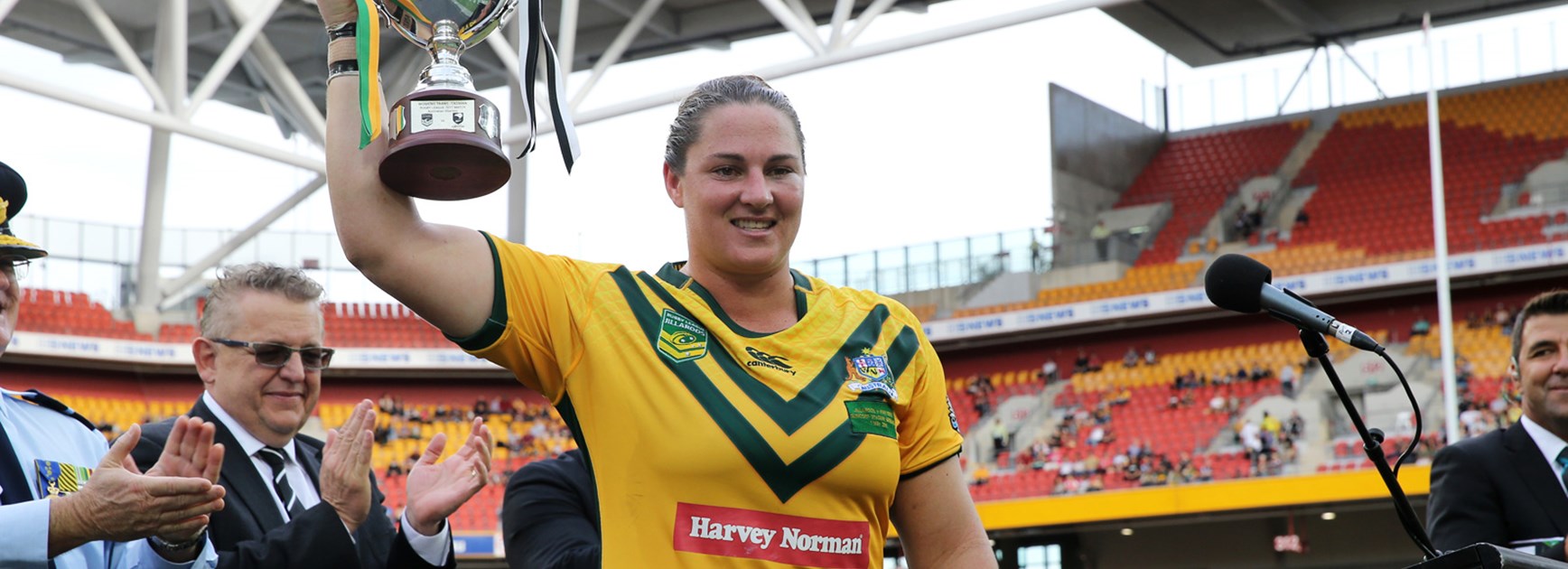 Jillaroos captain Steph Hancock is still coming to terms with becoming a famous face in rugby league.