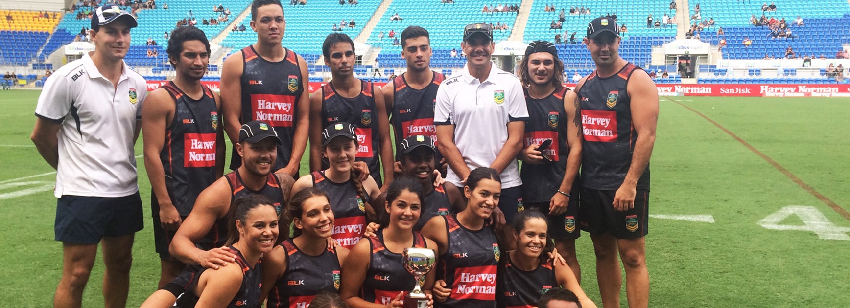 The TFA Indigenous All Stars will take on the Touch Football Australia All Stars at Suncorp Stadium on February 13.