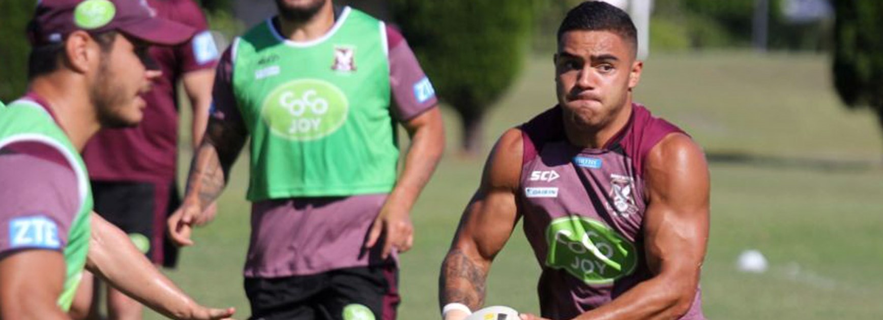 Sea Eagles recruit Dylan Walker says he's happier than he's ever been since moving to Manly.