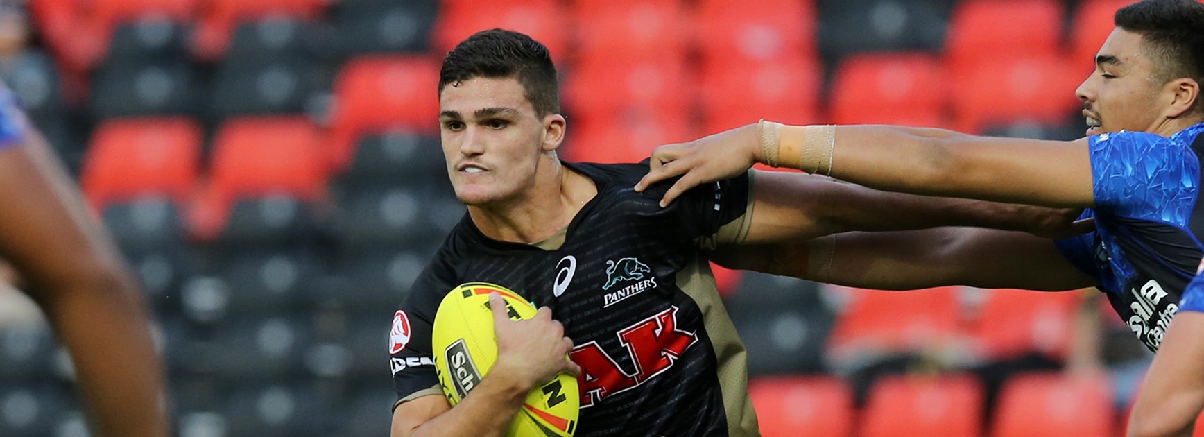 Penrith NYC halfback Nathan Cleary was the star of the show as the Panthers beat the Bulldogs in Round 2.