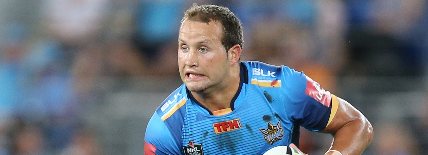 Titans five-eighth Tyrone Roberts is in doubt for the Broncos clash with a knee injury.
