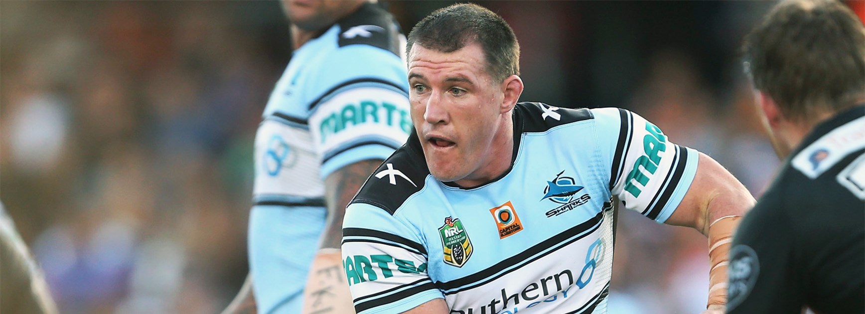 Paul Gallen made his return from injury against the Tigers on Saturday night.