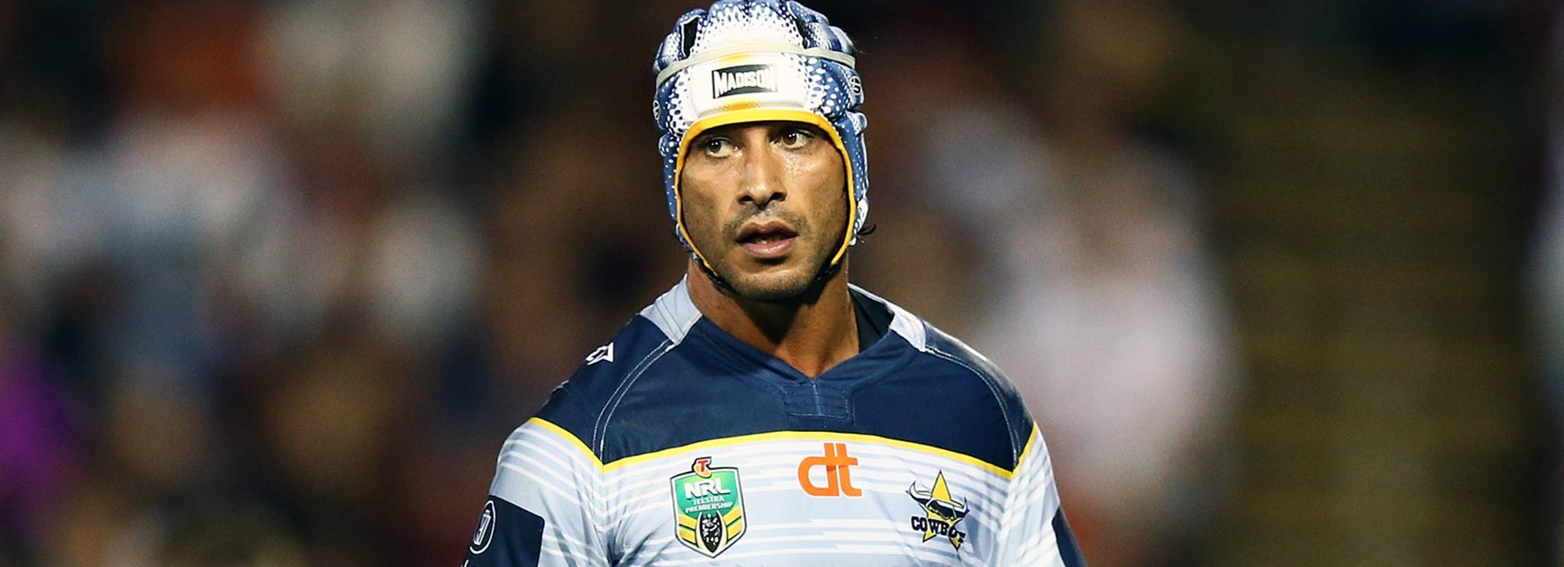 Cowboys co-captain Johnathan Thurston against the Cowboys in Round 6.