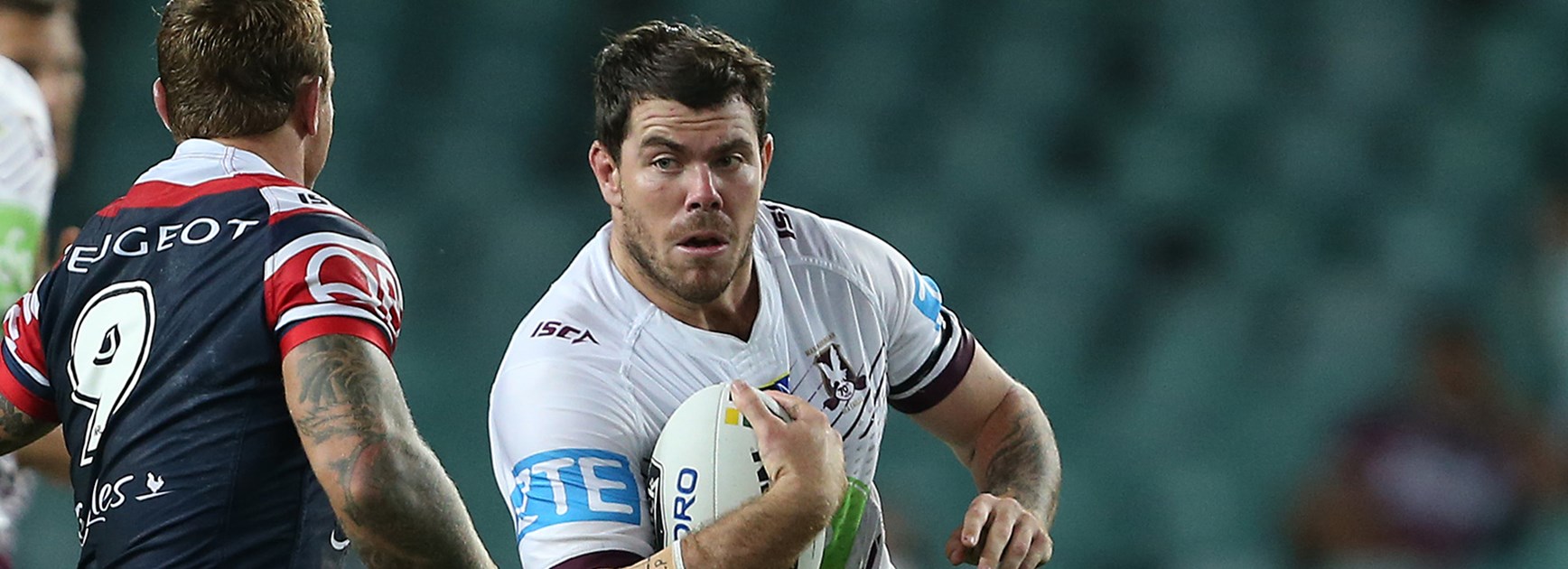 Sea Eagles forward Josh Starling in action against the Roosters in the 2016 Telstra Premiership.