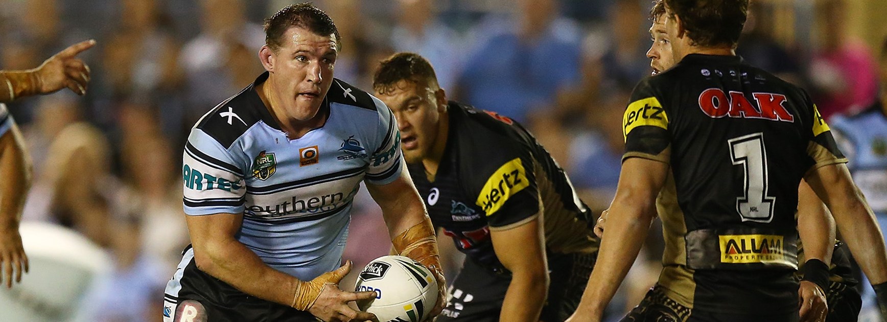 Paul Gallen got through a mountain of work in the Sharks Round 8 win over Penrith.