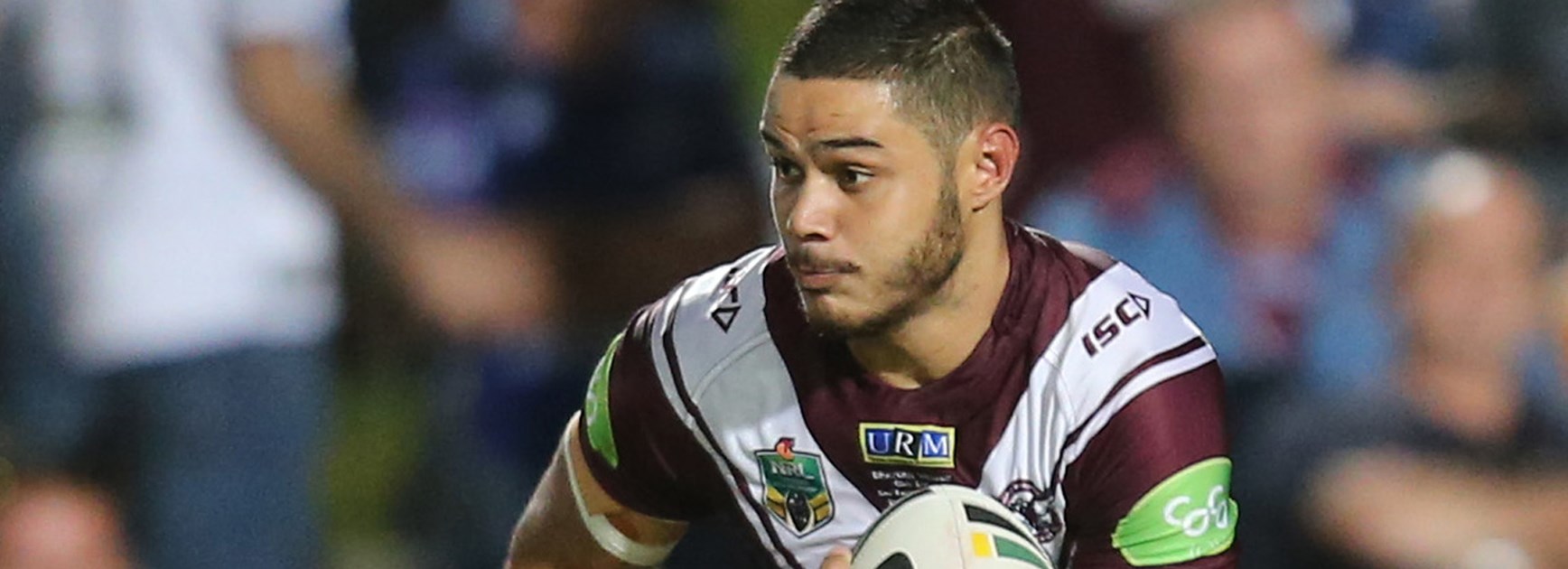 Manly winger Brayden Wiliame has finally been on the winning side in an NRL game.