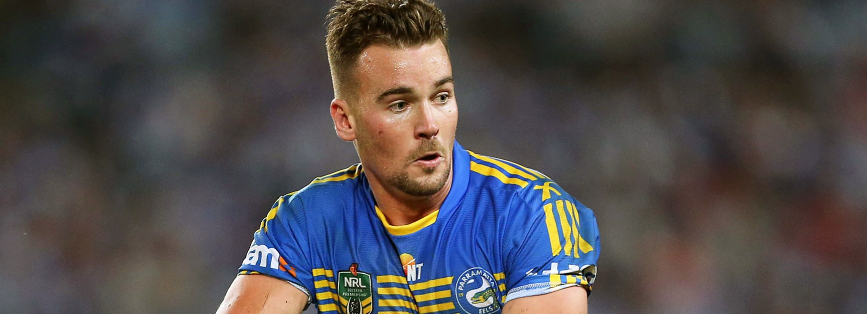 Eels back Clint Gutherson shifted to fullback to replace Michael Gordon in Round 9.