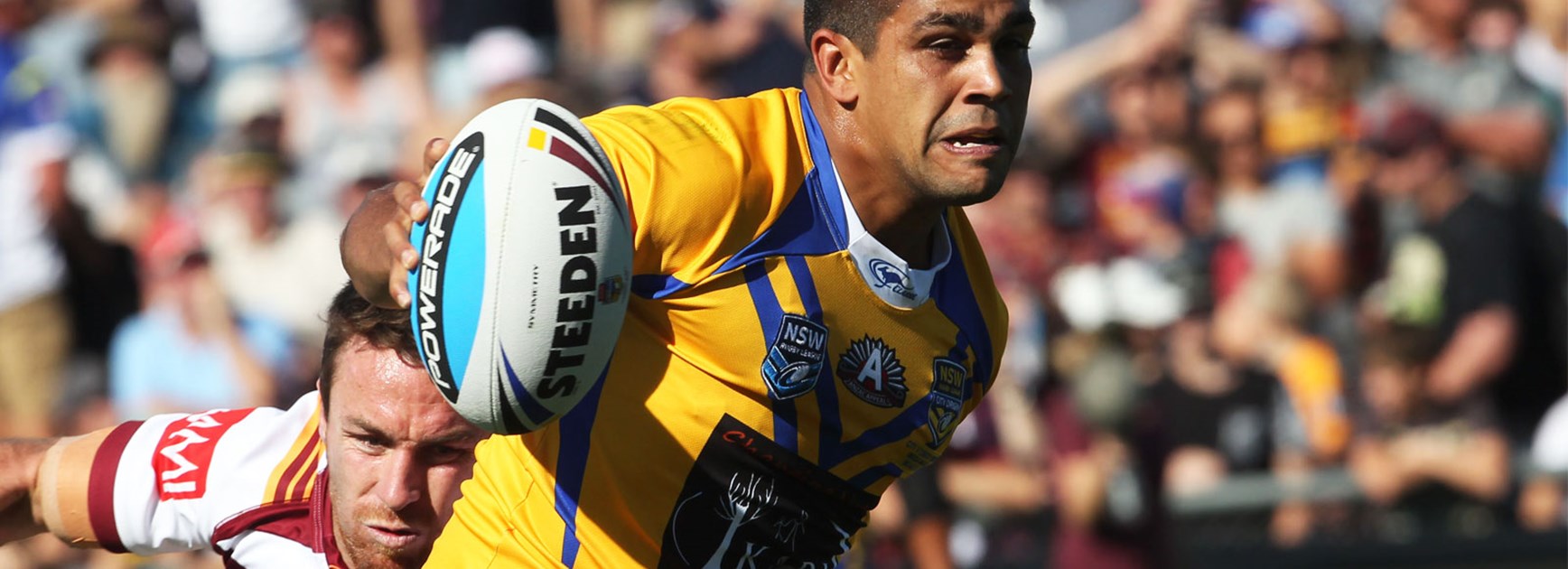 Tyrone Peachey in action for City in the 2015 AAMI Country v City match.