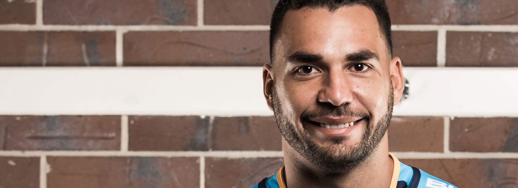Ryan James in the Titans' 2016 Indigenous Round jersey.