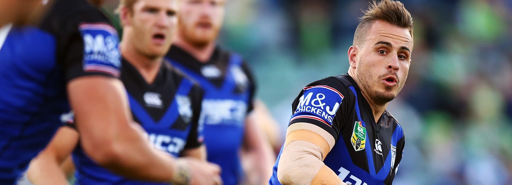 Bulldogs playmaker Josh Reynolds has defended his side's fifth-tackle options.