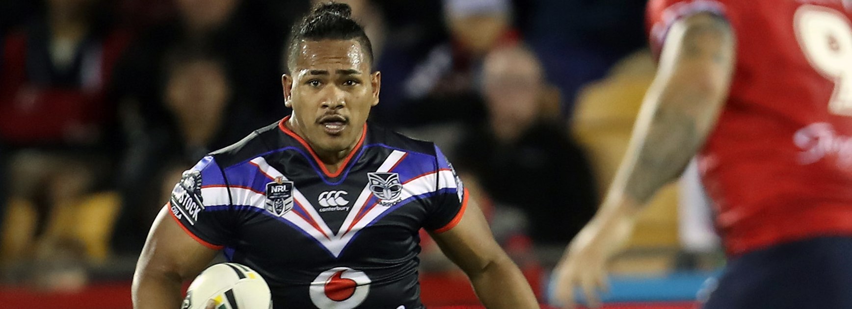 Warriors centre Solomone Kata against the Roosters in Round 15.