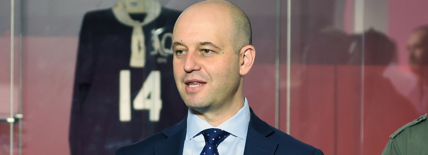 NRL CEO Todd Greenberg at the opening of Rugby League Central, Queensland.