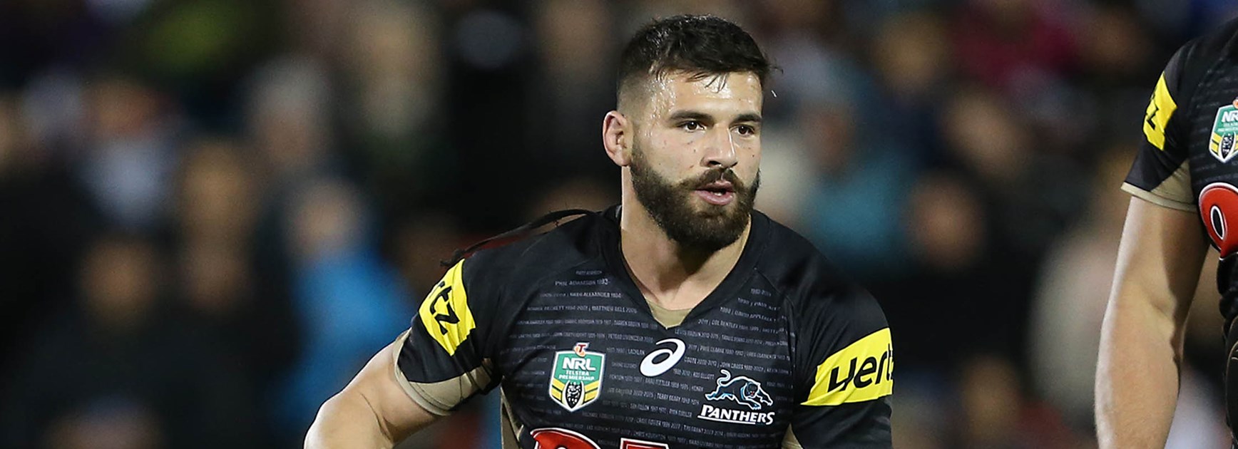 Penrith winger Josh Mansour in action in Round 16 of the NRL Telstra Premiership.