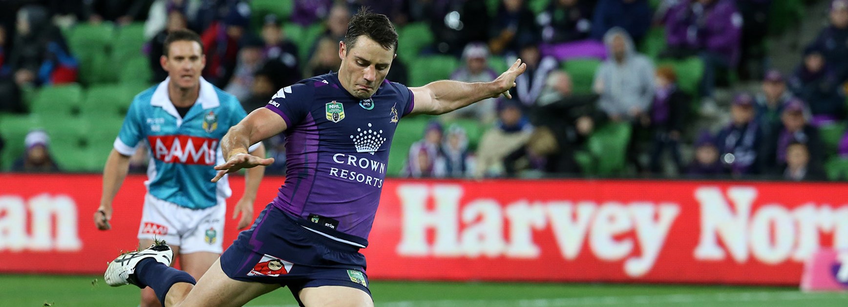 Cooper Cronk joined an elite group of players to reach 200 wins in the NRL.