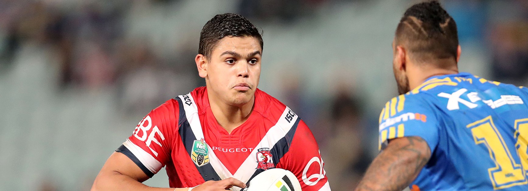 Roosters fullback Latrell Mitchell was outstanding in attack against the Eels but was found wanting in defence in Round 18.