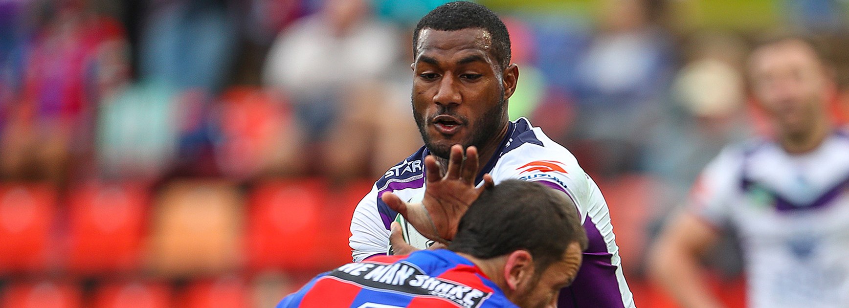Suliasi Vunivalu scored another try in Round 19 against the Knights.