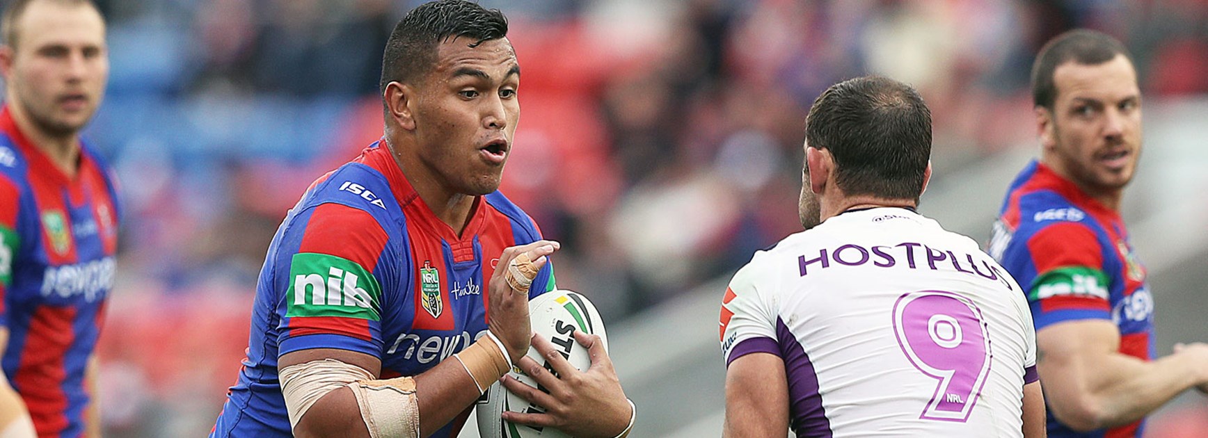 Knights prop Daniel Saifiti was cited for a shoulder charge in Round 19.