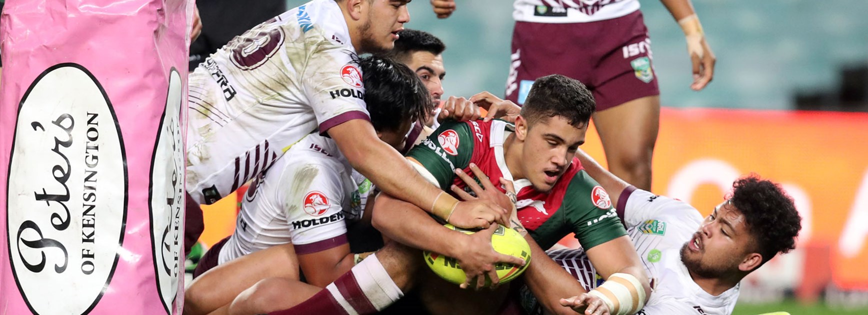 The Rabbitohs downed the Sea Eagles in their Round 20 NYC clash on Monday night.