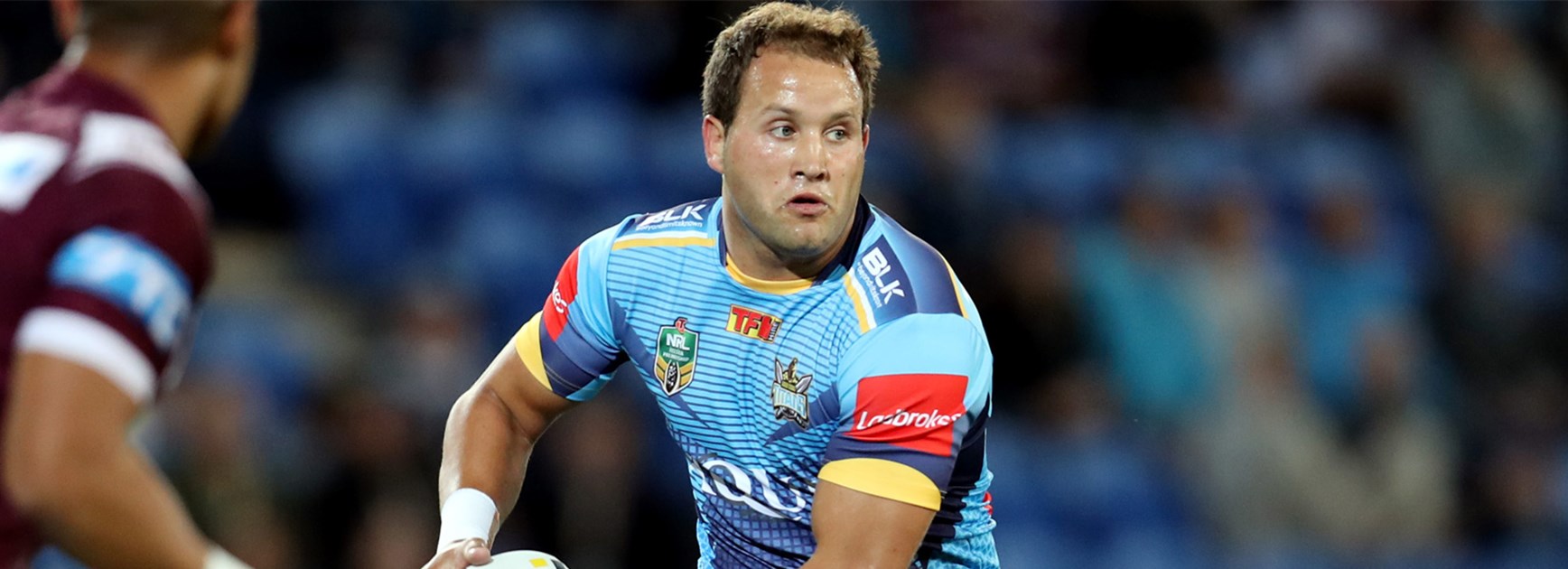 Gold Coast Titans five-eighth Tyrone Roberts.