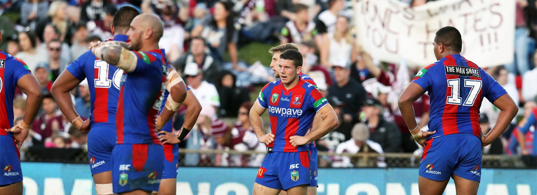 The Newcastle Knights were never in the contest against Manly in Round 21.