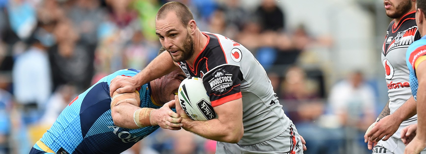 Simon Mannering in action against the Titans.
