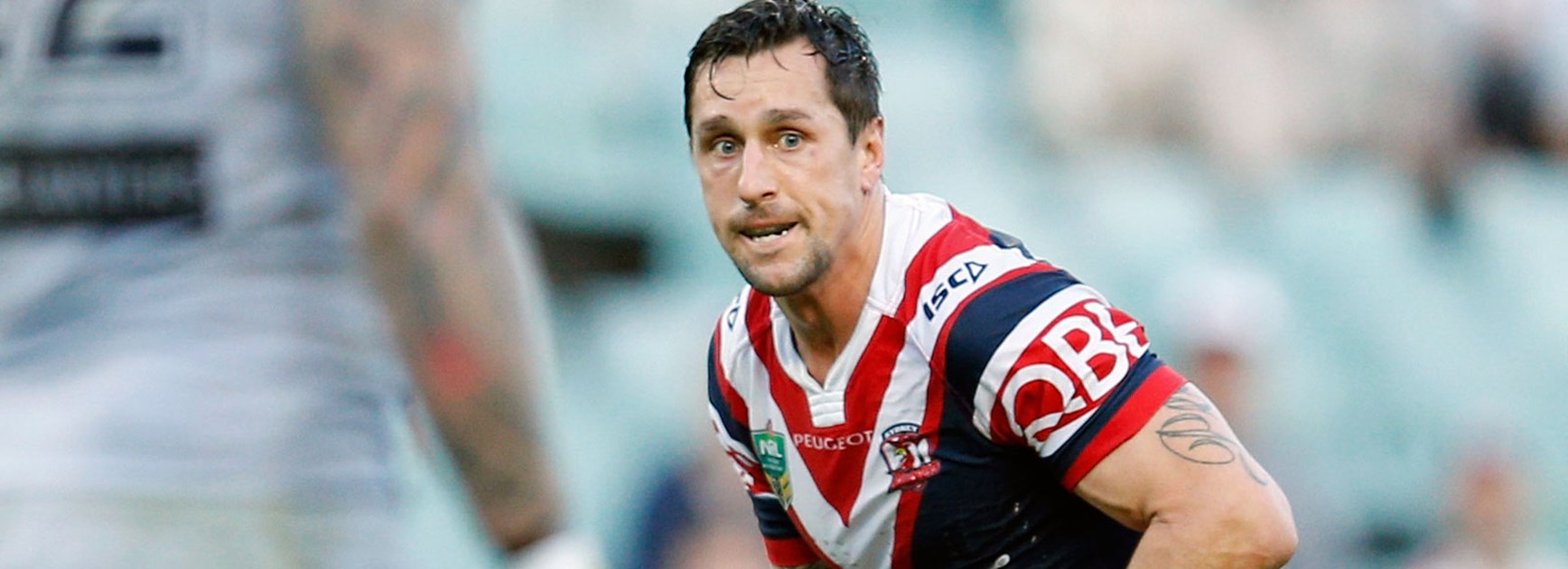 Roosters halfback Mitchell Pearce against the Cowboys in Round 23.