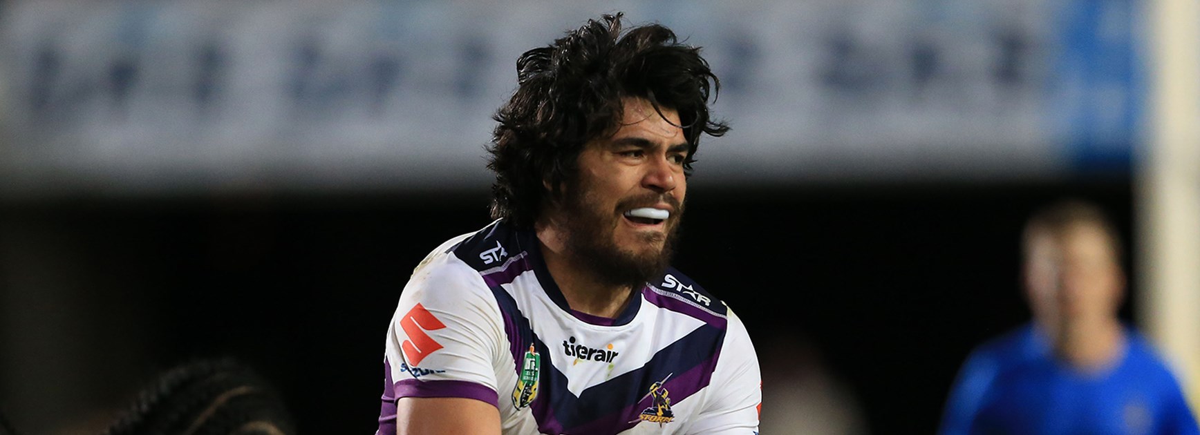 Storm's Tohu Harris in action against Manly in Round 24 of the Telstra Premiership.