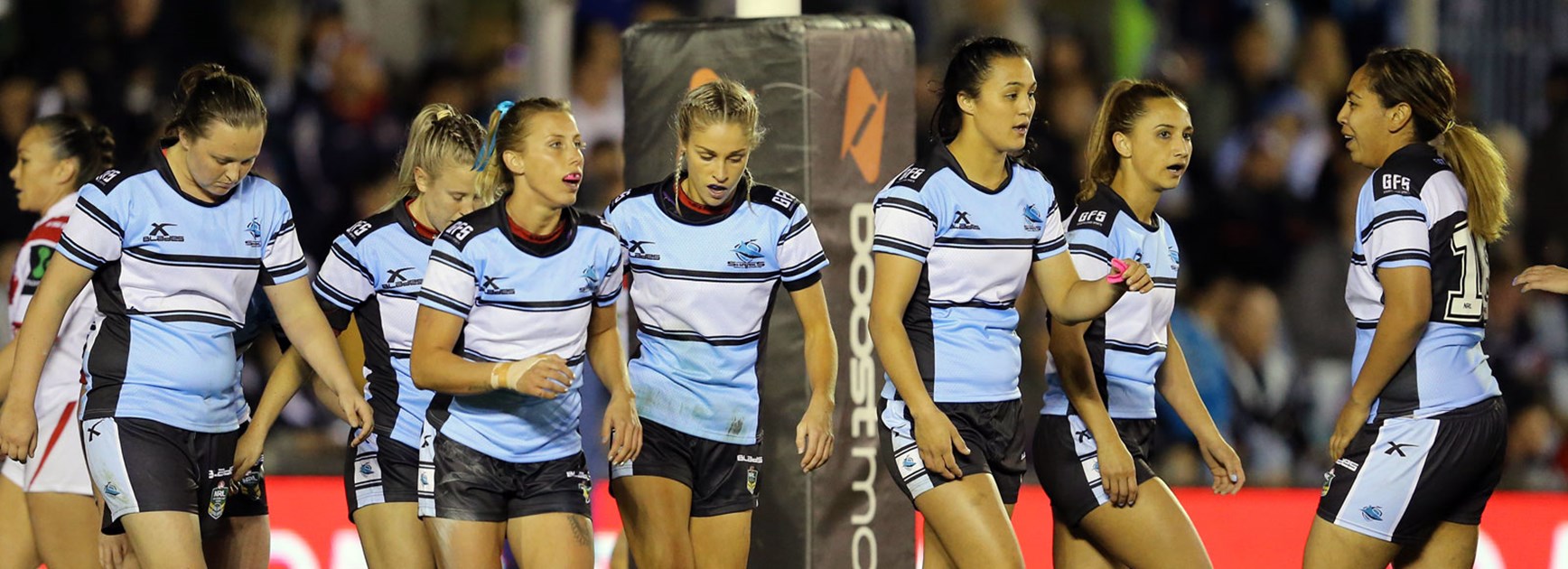 The Sharks clinched the inaugural women's Nines match played against the Dragons.