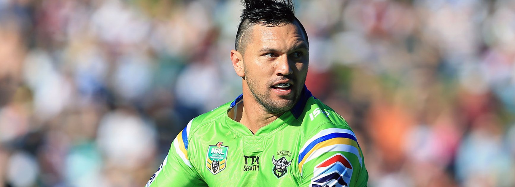 Raiders winger Jordan Rapana has been a shining light for the Green Machine in 2016.