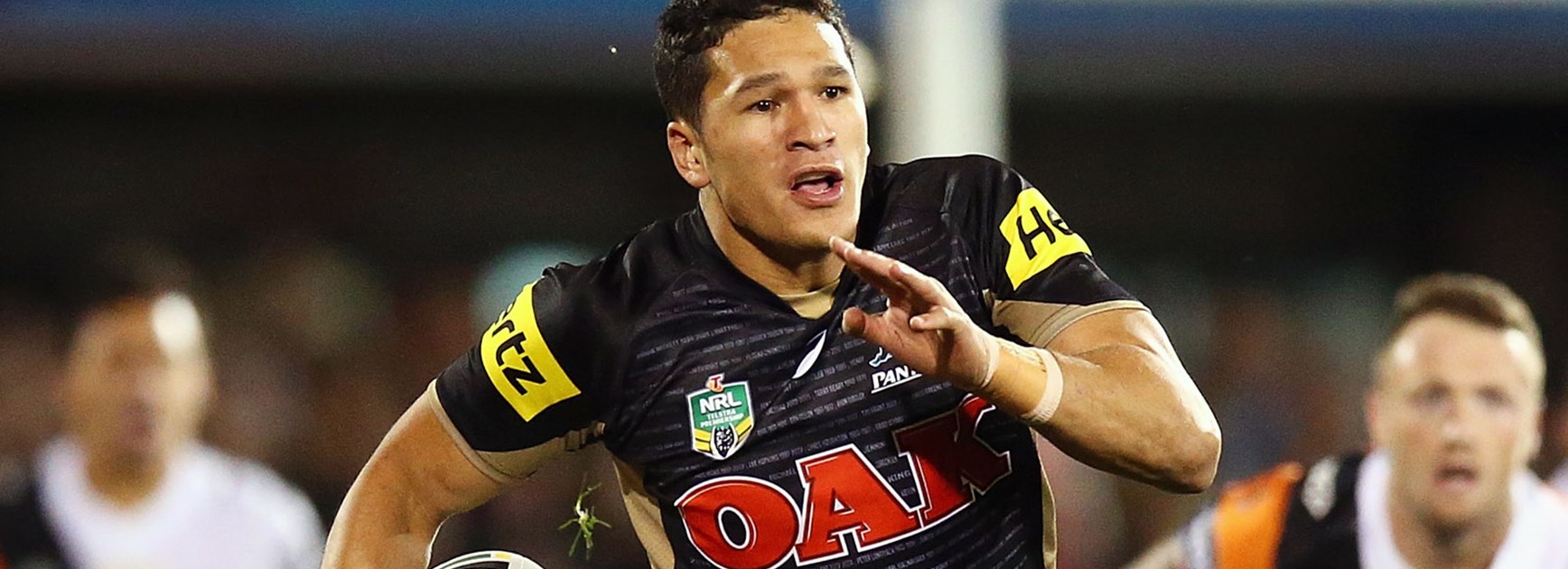 Panthers winger Dallin Watene-Zelezniak against Wests Tigers in Round 24.