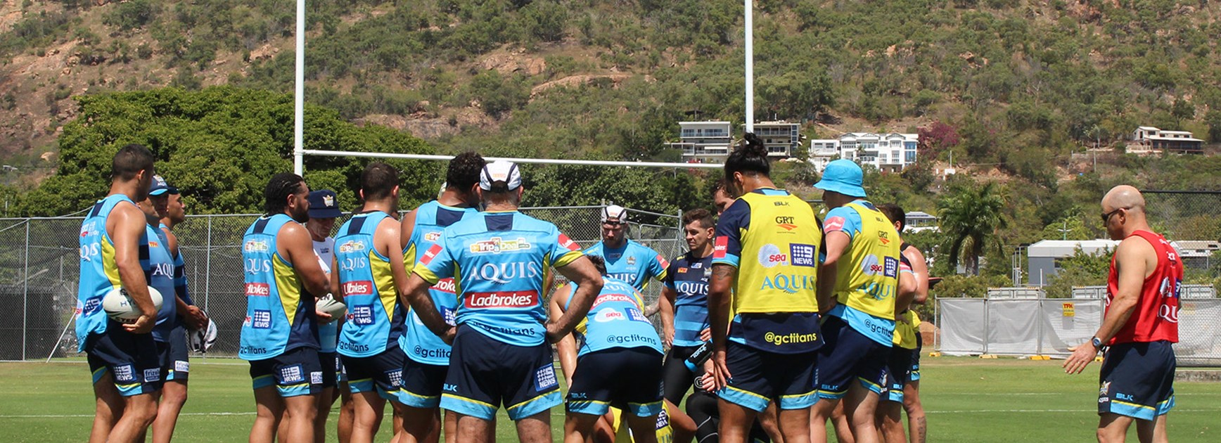 Gold Coast players preparing for a vital clash with the Cowboys.