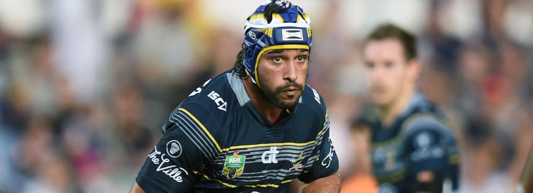 Cowboys halfback Johnathan Thurston against the Titans in Round 26.